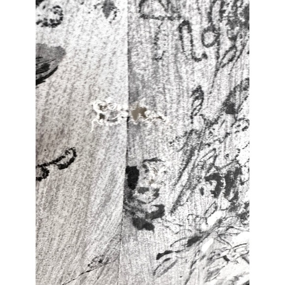 1950s VTG Philmont Sportswear of Miami Grey/Pink Floral Circle Skirt Set M/L - Picture 9 of 15